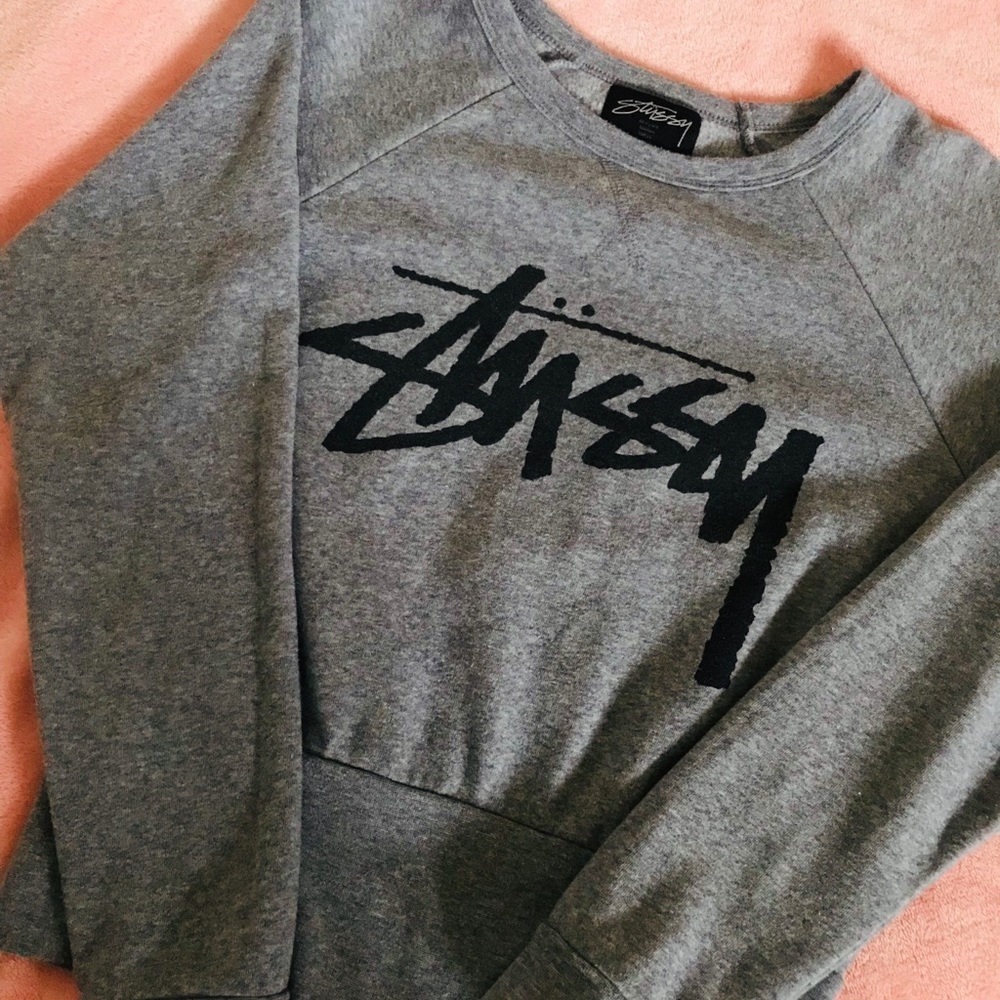 Stussy crop sweater